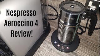 Nespresso Aeroccino 4 Milk Frother Review  Worth upgrading from the Aeroccino 3 [upl. by Siuqaj]