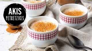 Greek Rice Pudding Rizogalo  Akis Petretzikis [upl. by Gomer716]