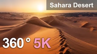 Sahara Desert Algeria Aerial 360 video in 5K [upl. by Kiker]