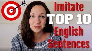 How to Pronounce TOP 10 English Sentences [upl. by Sherer]