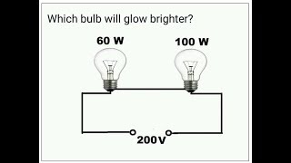 Which Bulb Glows Brighter  60W or 100W   Every Engineer Must Know [upl. by Lorraine]