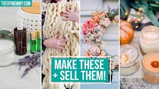 10 Crafts to MAKE amp SELL  The DIY Mommy [upl. by Mika]