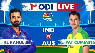 India Vs Australia LIVE 1st ODI  KL Rahul  Ind Vs Aus LIVE Match Today  Cricket Score LIVE  N18L [upl. by Ahsetel]