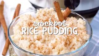 How to make Crock Pot Rice Pudding [upl. by Diarmuid]