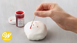 How to Color Fondant  Wilton [upl. by Gnoix]