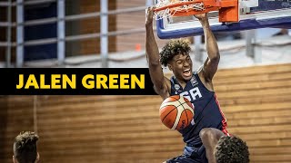 Jalen Green Houston Rockets • Team USA • FIBA Highlights [upl. by Ryann]