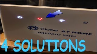 HOW TO FIX RED LIGHT OR NO SIGNAL GLOBE AT HOME WIFI [upl. by Yacov]