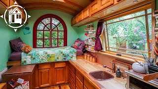 She built a vardo tiny house to live in a Tiny Home Community [upl. by Yllime520]