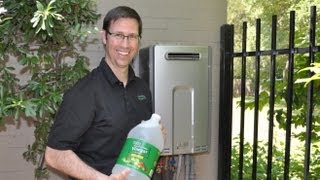 Tankless Water Heater DeScaling  How To Flush [upl. by Lorolla]