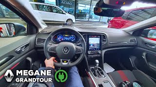 New Renault Megane Grandtour ETech Plugin Hybrid 2021 Test Drive Review POV [upl. by Hutson459]