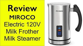 Review Miroco Milk Frother  How to make froth milk at home [upl. by Adina]