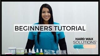 Introduction to Waxing  Beginners Hard Wax Tutorial [upl. by Derf]