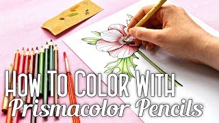 Prismacolor Pencil Coloring tutorial [upl. by Ayoral]