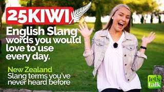 25 KIWI English Slang words  Speak English like a Native Speaker  English Vocabulary Lesson [upl. by Flanigan]