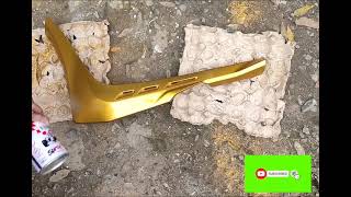 Gold Fairings Repainting 🔥🔥  Bosny gold spray paint [upl. by Frank719]