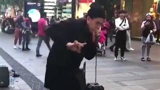 UNBELIEVABLE BEATBOX Street Performer bring the PARTY [upl. by Kanter]