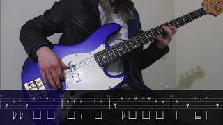 Iron Maiden  Powerslave Bass cover with Tab [upl. by Pietrek420]