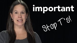 How to Pronounce IMPORTANT  American English [upl. by Jada]