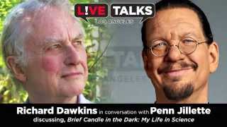 Richard Dawkins in conversation with Penn Jillette at Live Talks LA [upl. by Krista]