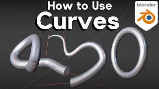 How to Use Curves in Blender Tutorial [upl. by Hajin]