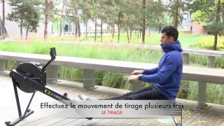 Le rameur Concept2  Apprendre le mouvement de rame [upl. by Nosredneh657]