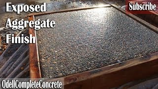 How to get a Exposed Aggregate Finish on Concrete [upl. by Nifled130]