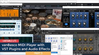 Cantabile Lite  Part 3 vanBasco MIDI Player with VST Plugins and Audio Effects [upl. by Yokoyama]