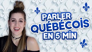 PARLER QUÉBÉCOIS EN 5 MINUTES  DENYZEE [upl. by Adan]