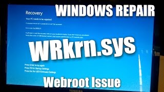 Windows Repair  WRkrnsys Error 0xc0000221225 [upl. by Luas]