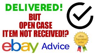 Ebay Open Case  Item Not Received but Tracking Confirms Delivered [upl. by Farrington601]