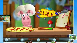 Wordworld Characters Games  Where Words Pigs Perfect Pizza [upl. by Vickie]