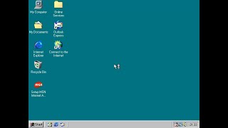 Windows 98 Startup and Shutdown with screen [upl. by Lorolla]