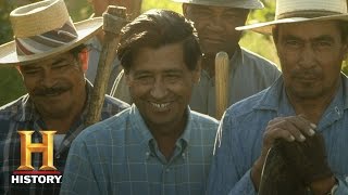 Cesar Chavez American Civil Rights Activist  Fast Facts  History [upl. by Ahsiken]