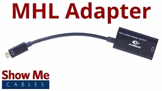 5 Pin Micro USB to HDMI MHL Adapter 3613 [upl. by Nailil]