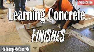 Beginners Learn How to Finish Concrete Decorative Concrete DIY [upl. by Corabella]