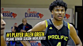 Is Jalen Green The BEST Player In High School INSANE Senior Season FULL Highlights [upl. by Ailegna727]