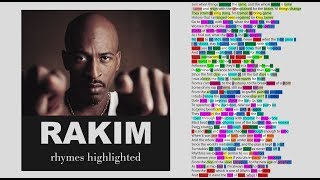 Rakim  The 18th Letter  Lyrics Rhymes Highlighted 090 [upl. by Finstad]