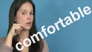 How to Pronounce COMFORTABLE  AMERICAN ENGLISH PRONUNCIATION [upl. by Lishe675]