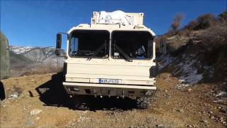 Albanien Offroad Steyr 12M18 Puch Pinzgauer MAN KAT1a1 [upl. by Hpejsoj]