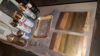 Gold Paint Tests Part 1  Prepwork Ho [upl. by Kalasky]