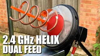 24 GHz Dual Feed Helix Antenna For QO100 [upl. by Adriell31]