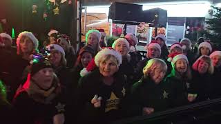 WHAT CHRISTMAS MEANS TO ME Rock Choir at Birkdale Lights Switch On 1st December 2024 [upl. by Aicelav956]