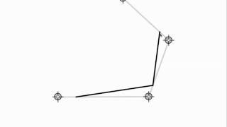 Computing Bézier curves using de Casteljaus algorithm [upl. by Nevyar]