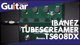 Ibanez Tubescreamer TS808DX  Review [upl. by Lleddaw652]