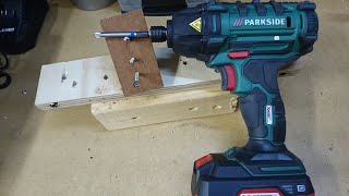 ParksideLidl 20v impact driver review  010 [upl. by Saltsman729]