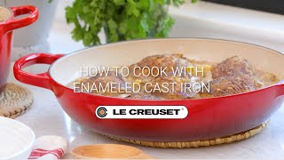 How to Cook with Enameled Cast Iron [upl. by Htebasile]