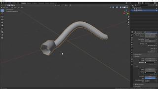 Blender  Creating Geometry from Bezier Curves [upl. by Nylcoj126]