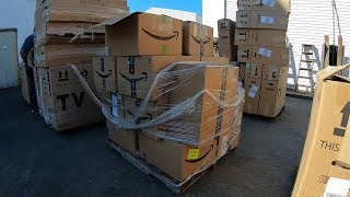 I bought a pallet of Amazon Overstock for 10  Unboxing [upl. by Sussna582]