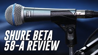 Shure Beta 58A Dynamic Mic Review  Test [upl. by Pettifer]