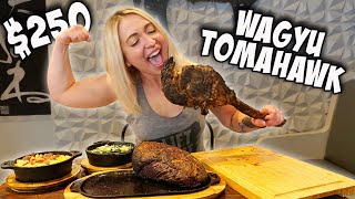 250 MONSTER TOMAHAWK STEAK CHALLENGE [upl. by Aube]